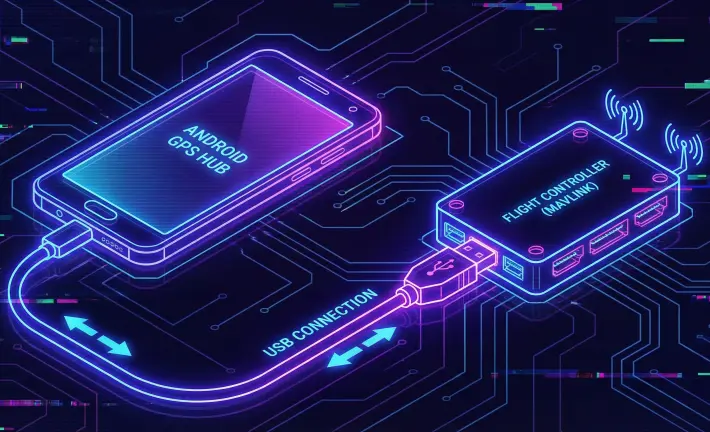 MAVLink GPS Interface Illustration